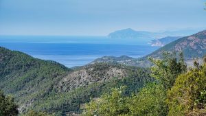 Die Küste von Ligurien