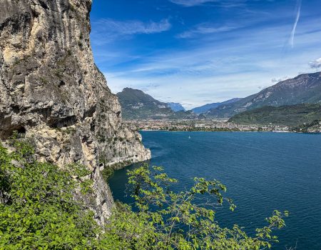 Blick auf Riva von der alten Ponale Strasse