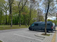 Parkplatz am Skulpturenpark in Klaipeda