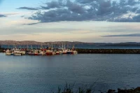 Am Übernachtungsplatz um 23:30 Uhr