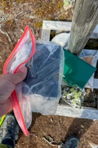 "Gipfelbuch" 2025 bin ich der 5. Eintrag