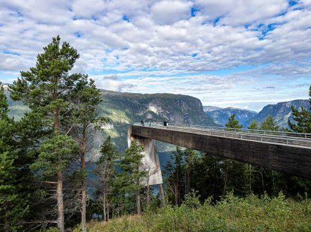 Aussichtsplattform am Auerlandsfjället