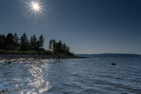 Abendstimmung am Trondheimfjord