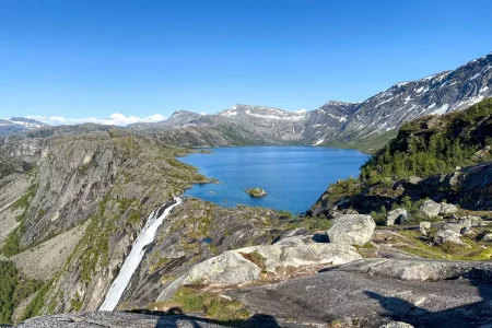 Das ist Landschaft in Norwegen