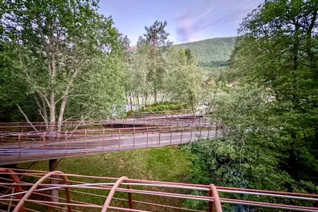 Interessante Brückenkonstruktion